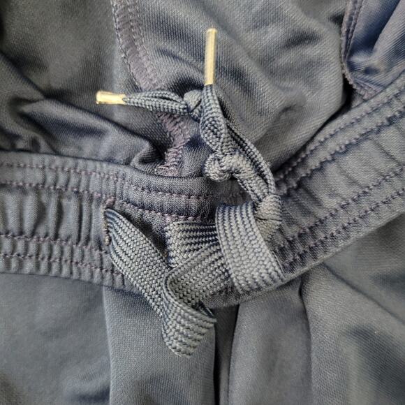 ADIDAS Track Pants M/L Blue White Trim Polyester Clima-Cool - Picture 7 of 16